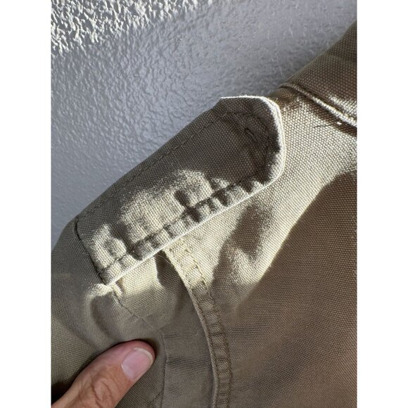 Hinge Women's Olive Green Jacket Size XS long sleeve lightweight 100% cotton - Picture 9 of 11